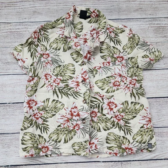 Volcom Not Real Shore Shorts Set Tropical Green Tea Girls S 7/8 - Picture 6 of 12